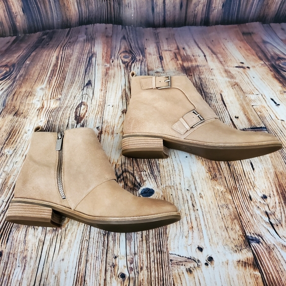 Michael Kors Adams Buckle Detail Ankle Bootie WOMEN DK KHAKI - Picture 3 of 11